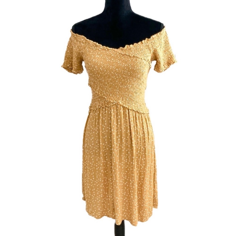 Smocked floral dress